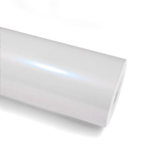 Pearl White to Blue Glossy Car Wrap Vinyl Film PET Color Shift