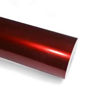Dragon Blood Red Car Wrap Film – Glossy Liquid Red Vinyl for Vehicle Color Change