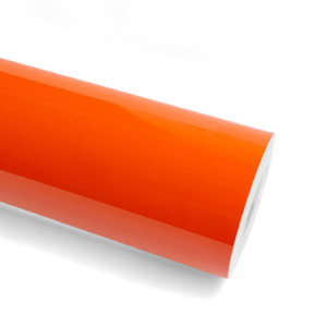 Crystal Flame Orange Gloss Car Wrap PET Film