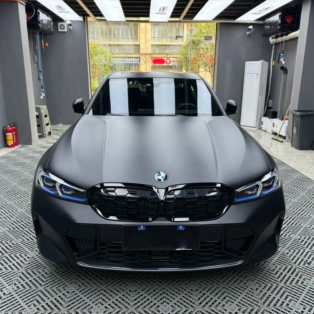 Matte Black PET Car Wrap Vinyl Film TINTWAVE PET Car Film - Image 10