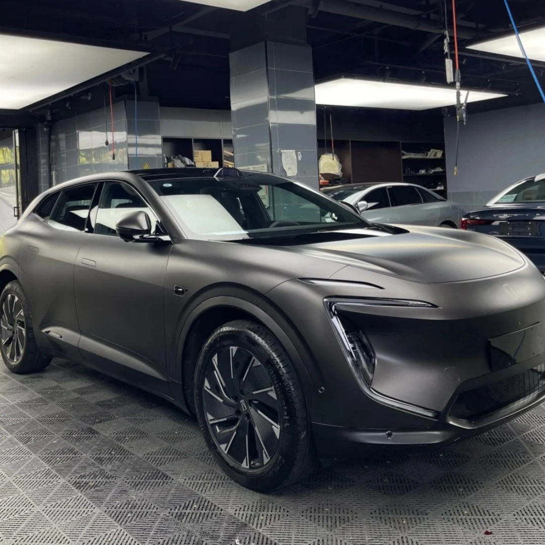 Matte Black PET Car Wrap Vinyl Film TINTWAVE PET Car Film - Image 2