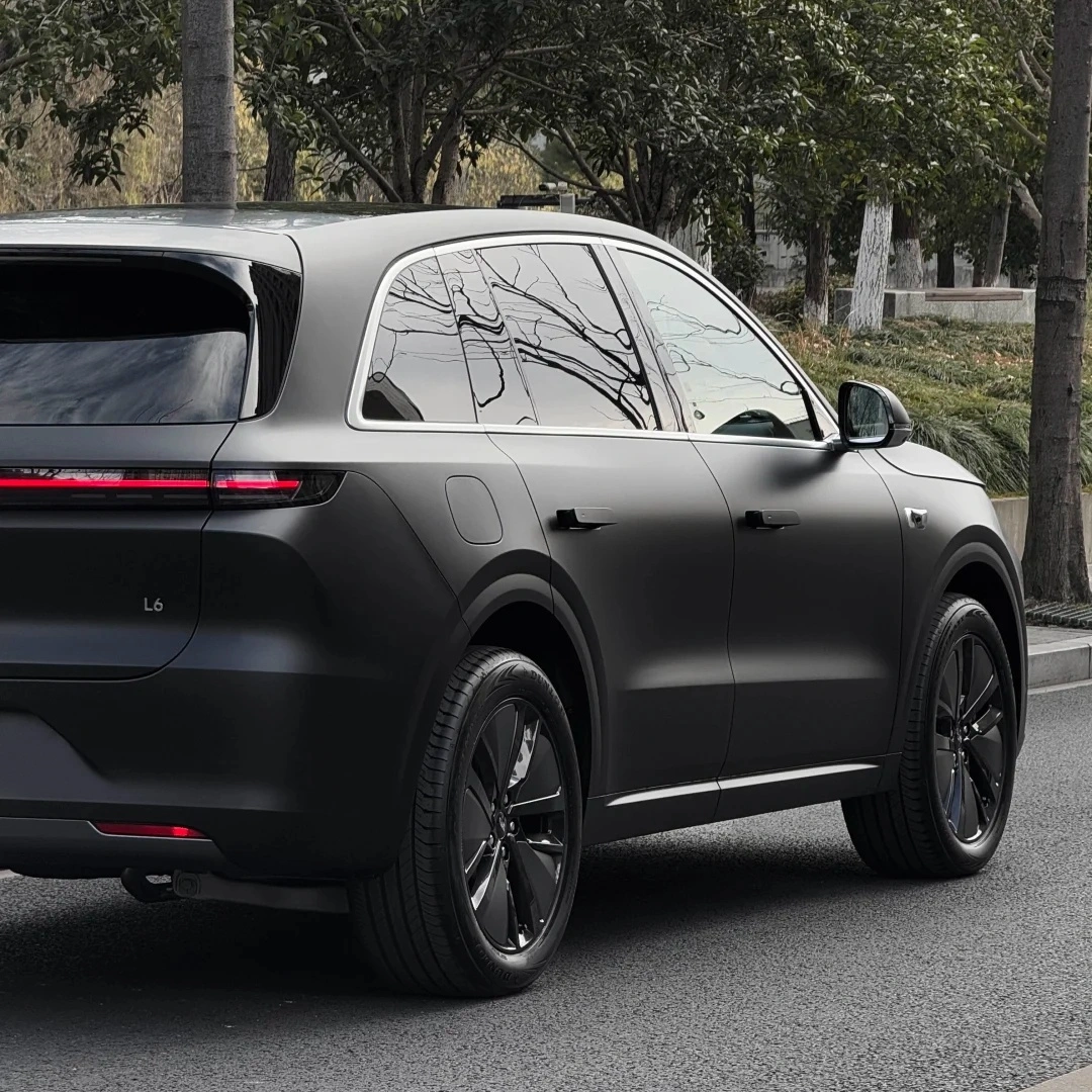 Matte Black PET Car Wrap Vinyl Film TINTWAVE PET Car Film - Image 3