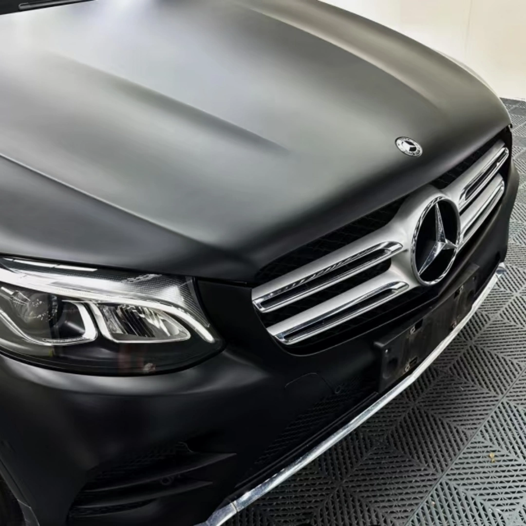 Matte Black PET Car Wrap Vinyl Film TINTWAVE PET Car Film - Image 6