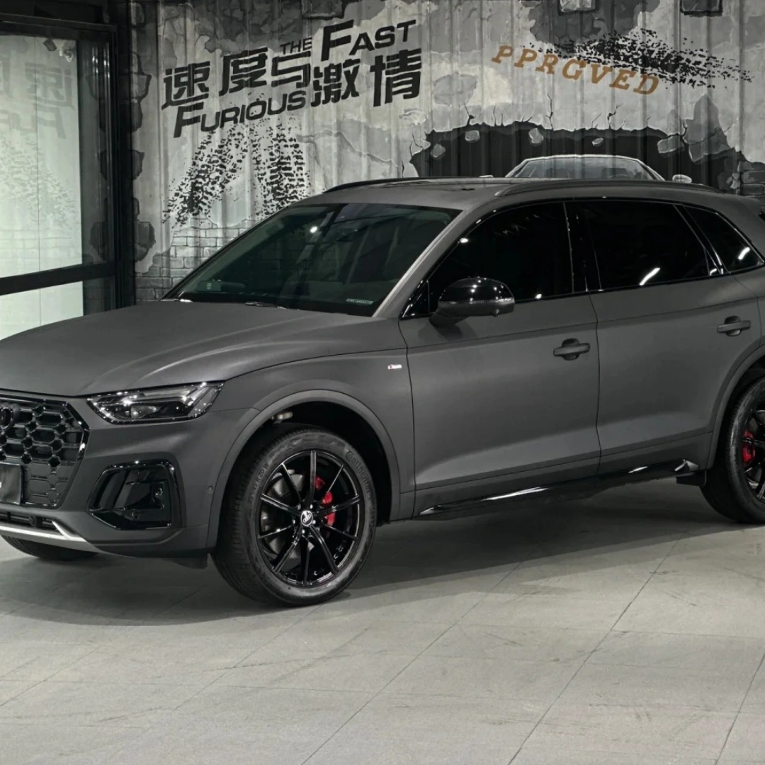 Satin Matte Black Car Wrap Film – TINTWAVE Stealth PET Car Vinyl Wrap - Image 3