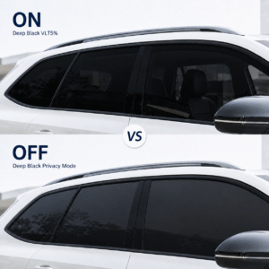 Deep Black PDLC Film for Car Windows – VLT 5% Smart Tint