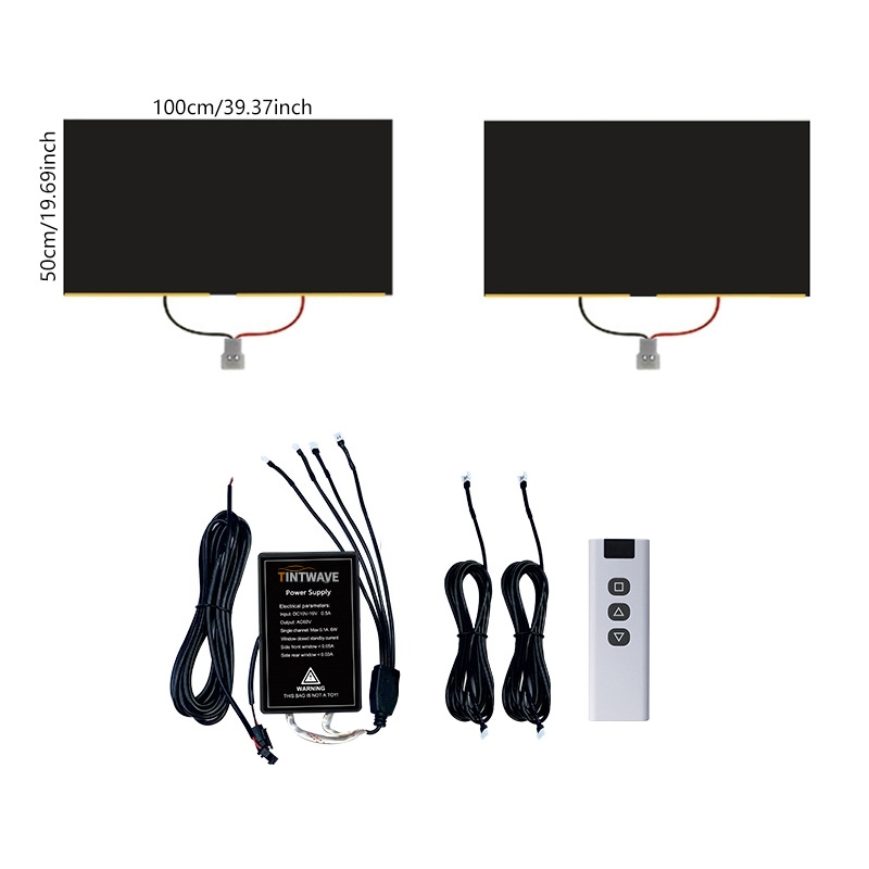Deep Black PDLC Film for Car Windows – VLT 5% Switchable Privacy Film for Side Windows - Image 5