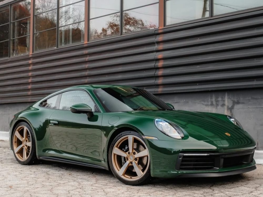 TINTWAVE British Racing Green Car Wrap Film (5)