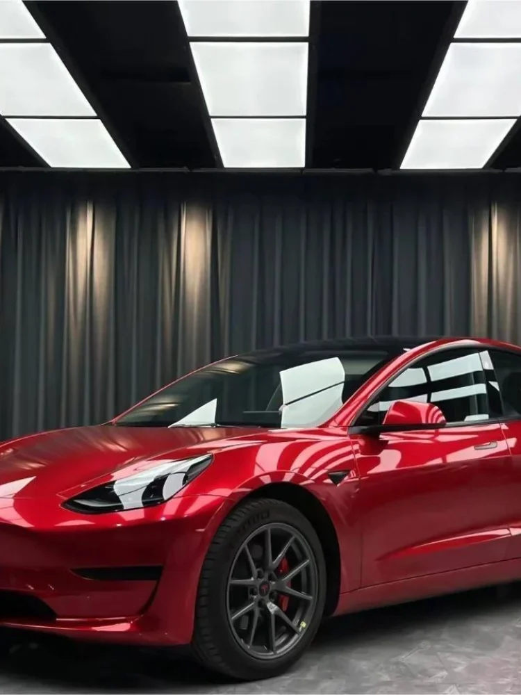 TINTWAVE Vampire Red Vinyl Wrap (3)